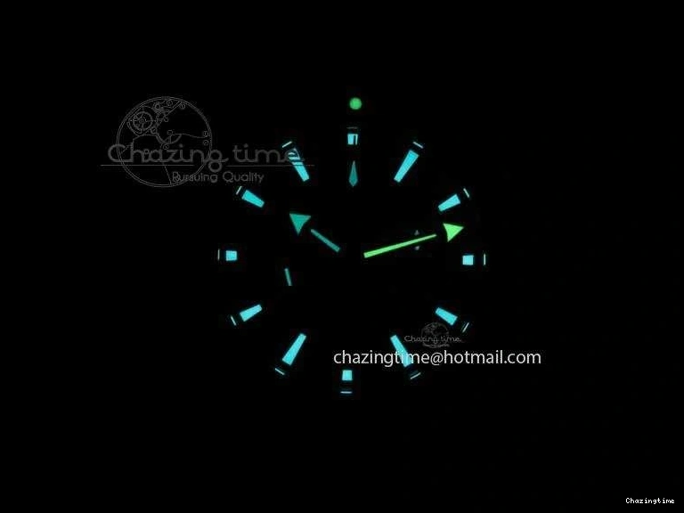 0319 Unisex Planet Ocean Master Chrono 45mm SS OM 1:1 Best Edition Black Dial On Black Rubber Strap A 8171